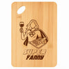 Planche bambou gravée personnalisée femme idée cadeau Fête des Mères apéro 30×20 prénom cuisine plateau fromage anniversaire noel maman mamie