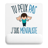 Tapis de souris ergonomique avec repose-poignet, accessoire bureau pour femme et homme, fête des pères, cadeau pas cher, idée cadeau fête des mères, secret santa, départ à la retraite, télétravail et gaming