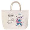 Sac Fête des Mères Mamie Famille Idée Cadeau anniversaire Noël Travail Boulot Métier Départ Retraite Collègue Femme cabas shopping plage