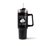 Mug isotherme Noir Jongle J'peux pas