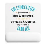 Tapis de souris ergonomique avec repose-poignet, accessoire bureau pour femme et homme, fête des pères, cadeau pas cher, idée cadeau fête des mères, secret santa, départ à la retraite, télétravail et gaming