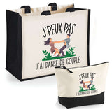 Cabas homme ou femme sac plage ou shopping tote bag pochette trousse Idée cadeau original pour anniversaire Noël travail départ retraite collègue famille fete des mères fetes des pères papa maman mamie papi