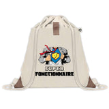 Sac à dos avec pochette Super Fonctionnaire