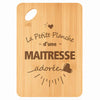 Planche bambou gravée personnalisée femme idée cadeau Fête des Mères apéro 30×20 prénom cuisine plateau fromage anniversaire noel maman mamie