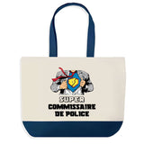 Sac de shopping bleu Super Commissaire de Police