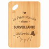Planche bambou gravée personnalisée femme idée cadeau Fête des Mères apéro 30×20 prénom cuisine plateau fromage anniversaire noel maman mamie
