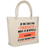 Sac Fête des Mères Mamie Famille Idée Cadeau anniversaire Noël Travail Boulot Métier Départ Retraite Collègue Femme cabas shopping plage
