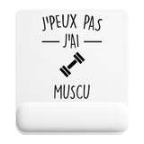Tapis de souris ergonomique avec repose-poignet, accessoire bureau pour femme et homme, fête des pères, cadeau pas cher, idée cadeau fête des mères, secret santa, départ à la retraite, télétravail et gaming