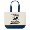 Sac de shopping bleu J'peux pas Horseball