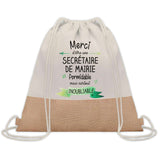 Sac Fête des Mères Mamie Maman Cadeau anniversaire Noël Travail Métier Départ Retraite Collègue Femme cabas shopping plage