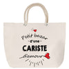 Sac Fête des Mères Mamie Famille Idée Cadeau anniversaire Noël Travail Boulot Métier Départ Retraite Collègue Femme cabas shopping plage