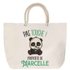 Sac Fête des Mères Mamie Famille Idée Cadeau anniversaire Noël Travail Boulot Métier Départ Retraite Collègue Femme cabas shopping plage
