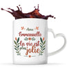 Mug personnalisé, idée cadeau pour maman, femme collègue saint valentin Noël, anniversaire, fête des mères Secret Santa