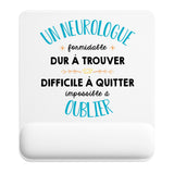 Tapis de souris ergonomique avec repose-poignet, accessoire bureau pour femme et homme, fête des pères, cadeau pas cher, idée cadeau fête des mères, secret santa, départ à la retraite, télétravail et gaming