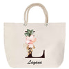 Sac Fête des Mères Mamie Famille Idée Cadeau anniversaire Noël Travail Boulot Métier Départ Retraite Collègue Femme cabas shopping plage