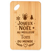 Planche à découper cadeau Noël famille amis papa maman mamie papi, idée cadeau apéro et cuisine, Secret Santa