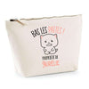 Trousse pochette de rangement maquillage Fête des Mères Mamie Famille Idée Cadeau anniversaire Noël Travail Boulot Métier Départ Retraite Collègue Femme