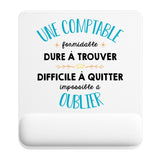 Tapis de souris ergonomique avec repose-poignet, accessoire bureau pour femme et homme, fête des pères, cadeau pas cher, idée cadeau fête des mères, secret santa, départ à la retraite, télétravail et gaming