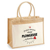 Sac Fête des Mères Mamie MAman Soeur Femme Famille Idée Cadeau anniversaire Noël Travail Boulot Métier Départ Retraite Collègue Femme cabas shopping plage