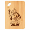Planche bambou gravée personnalisée femme idée cadeau Fête des Mères apéro 30×20 prénom cuisine plateau fromage anniversaire noel maman mamie