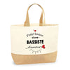 Sac Jute Fête des Mères Fêtes des Pères Mamie Papi Famille Idée Cadeau anniversaire Noël Travail Boulot Métier Départ Retraite Collègue Femme Homme