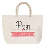Sac Fête des Mères Mamie Famille Idée Cadeau anniversaire Noël Travail Boulot Métier Départ Retraite Collègue Femme cabas shopping plage