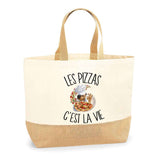 Sac Jute Fête des Mères Fêtes des Pères Mamie Papi Famille Idée Cadeau anniversaire Noël Travail Boulot Métier Départ Retraite Collègue Femme Homme