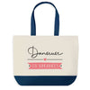 Sac de shopping bleu Danseuse en Vacances
