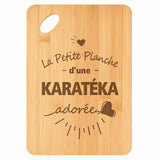 Planche bambou gravée personnalisée femme idée cadeau Fête des Mères apéro 30×20 prénom cuisine plateau fromage anniversaire noel maman mamie