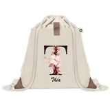 Sac à dos avec pochette Théa Lettre Fleur