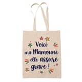 Sac Tote Bag Fête des Mères Fêtes des Pères Mamie Papi Famille Idée Cadeau anniversaire Noël Travail Boulot Métier Départ Retraite Collègue Femme Homme