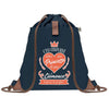 sac a dos femme bleu coton recycle avec pochette cadeau original pour collegue amie prof ou soeur idee cadeau femme noel anniversaire secret santa ou depart a la retraite sac pratique chic et ecoresponsable design breton elegant