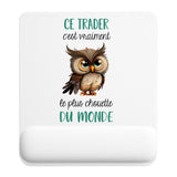 Tapis de souris ergonomique avec repose-poignet, accessoire bureau pour femme et homme, fête des pères, cadeau pas cher, idée cadeau fête des mères, secret santa, départ à la retraite, télétravail et gaming