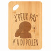 Planche bambou gravée personnalisée femme homme idée cadeau Fête des Mères Fête des Pères apéro papa maman prénom cuisine plateau fromage