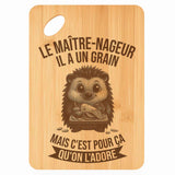 Planche bambou gravée personnalisée homme idée cadeau Fête des Pères apéro 30×20 prénom cuisine plateau fromage anniversaire noel papa papi 