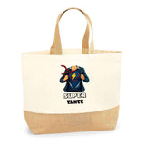 Sac Fête des Mères Mamie Famille Idée Cadeau anniversaire Noël Travail Boulot Métier Départ Retraite Collègue Femme cabas shopping plage