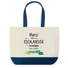 Sac de shopping bleu Merci Escaladeuse Inoubliable Femme