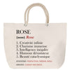 Sac Fête des Mères Mamie Famille Idée Cadeau anniversaire Noël Travail Boulot Métier Départ Retraite Collègue Femme cabas shopping plage