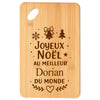 Planche à découper cadeau Noël famille amis papa maman mamie papi, idée cadeau apéro et cuisine, Secret Santa