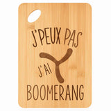 Planche bambou gravée personnalisée femme homme idée cadeau Fête des Mères Fête des Pères apéro papa maman prénom cuisine plateau fromage