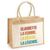 Sac Fête des Mères Mamie MAman Soeur Femme Famille Idée Cadeau anniversaire Noël Travail Boulot Métier Départ Retraite Collègue Femme cabas shopping plage