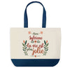 Sac Fête des Mères Mamie Famille Idée Cadeau anniversaire Noël Travail Boulot Métier Départ Retraite Collègue Femme cabas shopping plage