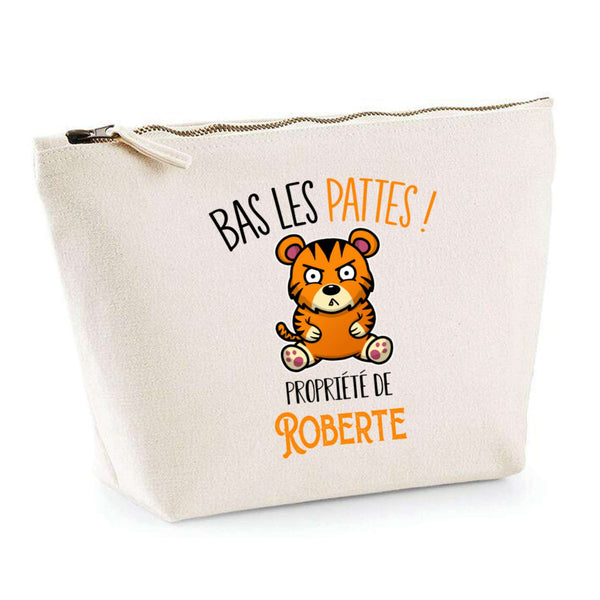 Trousse pochette de rangement maquillage Fête des Mères Mamie Famille Idée Cadeau anniversaire Noël Travail Boulot Métier Départ Retraite Collègue Femme