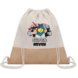 Sac Fête des Pères Papi Papa Cadeau anniversaire Noël Travail Boulot Métier Départ Retraite Collègue Homme cabas shopping plage