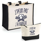 Cabas homme ou femme sac plage ou shopping tote bag pochette trousse Idée cadeau original pour anniversaire Noël travail départ retraite collègue famille fete des mères fetes des pères papa maman mamie papi