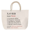 Sac Fête des Mères Mamie Famille Idée Cadeau anniversaire Noël Travail Boulot Métier Départ Retraite Collègue Femme cabas shopping plage
