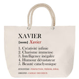 Sac Fête des Mères Mamie Famille Idée Cadeau anniversaire Noël Travail Boulot Métier Départ Retraite Collègue Femme cabas shopping plage
