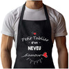 Cadeau Cuisinier cuisinière mère maman papa père mamie papi Vêtement Blouse de protection Barbecue Jardinage Tablier de Travail Tâches ménagères 