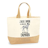 Sac Jute Fête des Mères Fêtes des Pères Mamie Papi Famille Idée Cadeau anniversaire Noël Travail Boulot Métier Départ Retraite Collègue Femme Homme