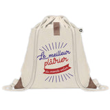 Sac à dos avec pochette Plâtrier Meilleur du Monde